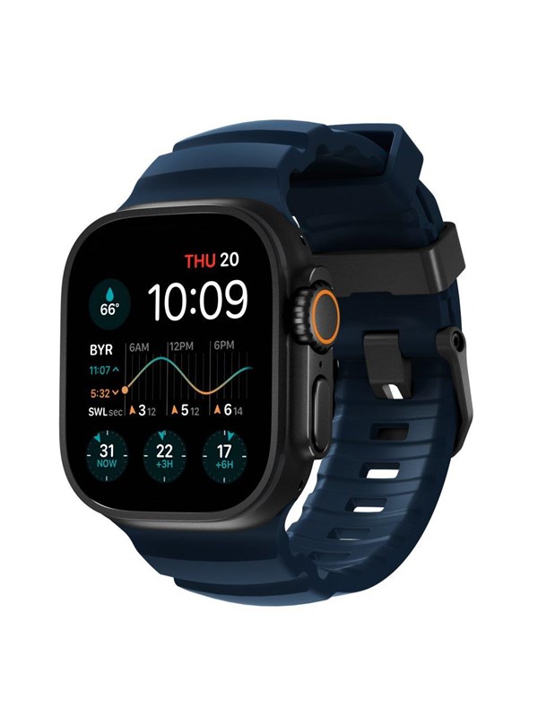 Nomad Rocky Point Band - 45mm | Atlantic| Black Hardware