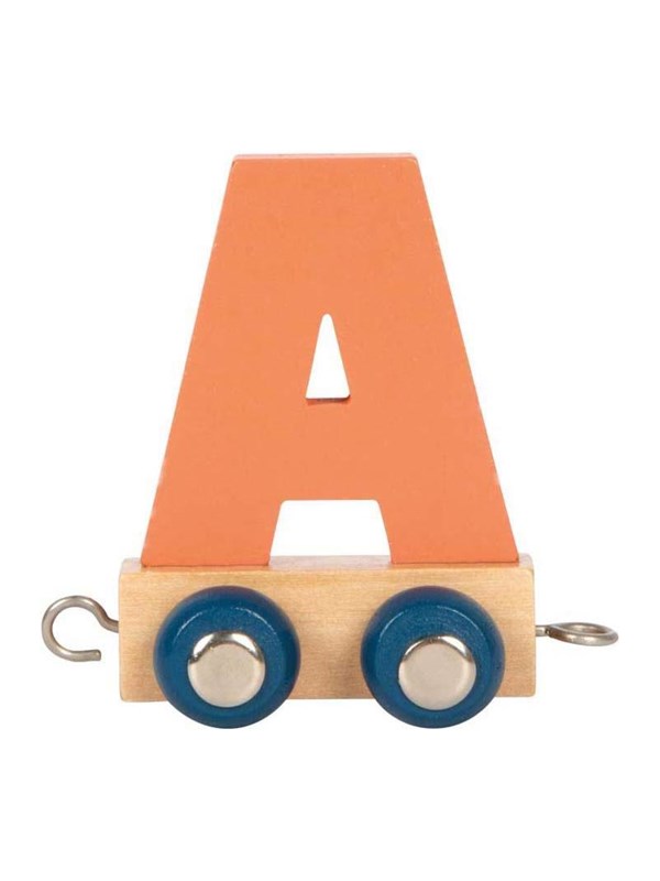 Small Foot - Wooden Letter Train Polar - A