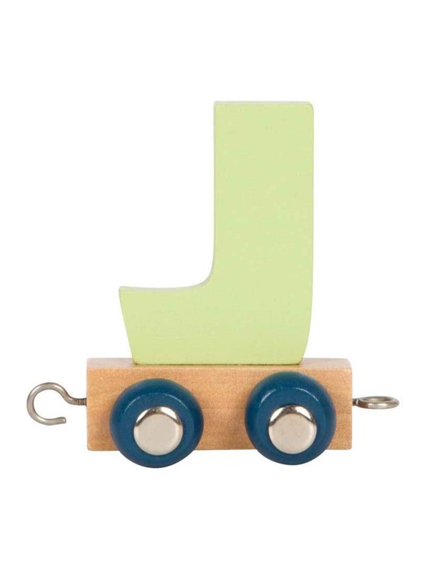 Small Foot - Wooden Letter Train Polar - J