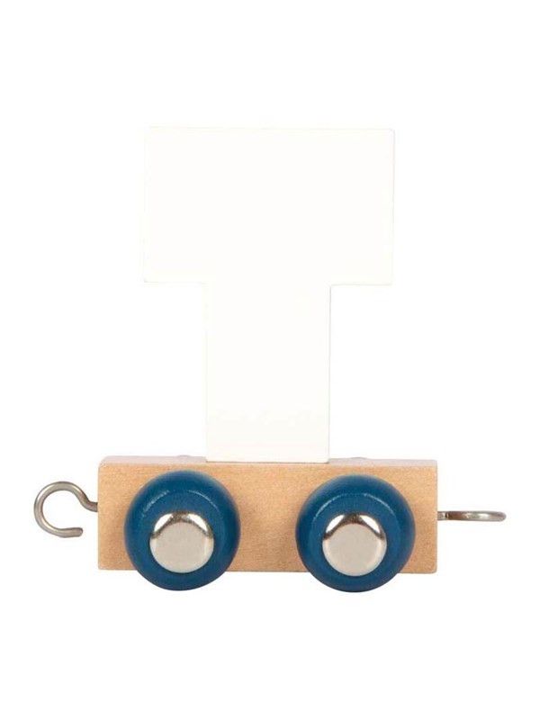 Small Foot - Wooden Letter Train Polar - T