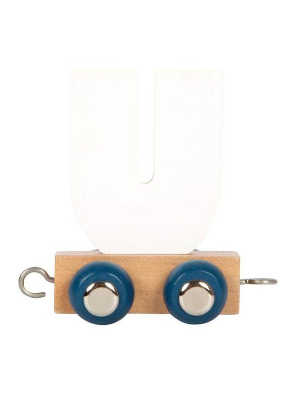 Small Foot - Wooden Letter Train Polar - U