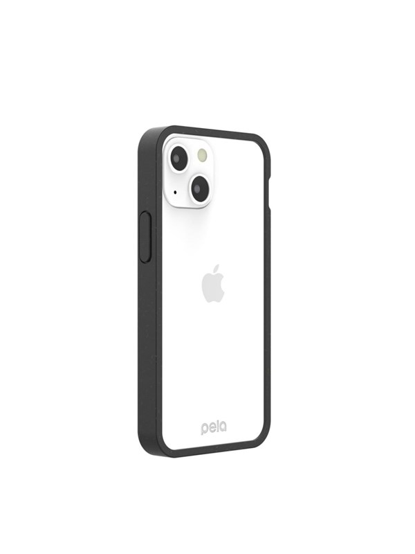 Pela Clear - iPhone 13 mini case - Black