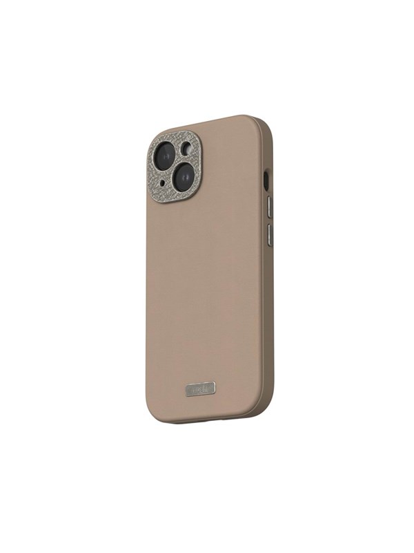 Moshi Napa for iPhone 15 - Woodsmoke Brown