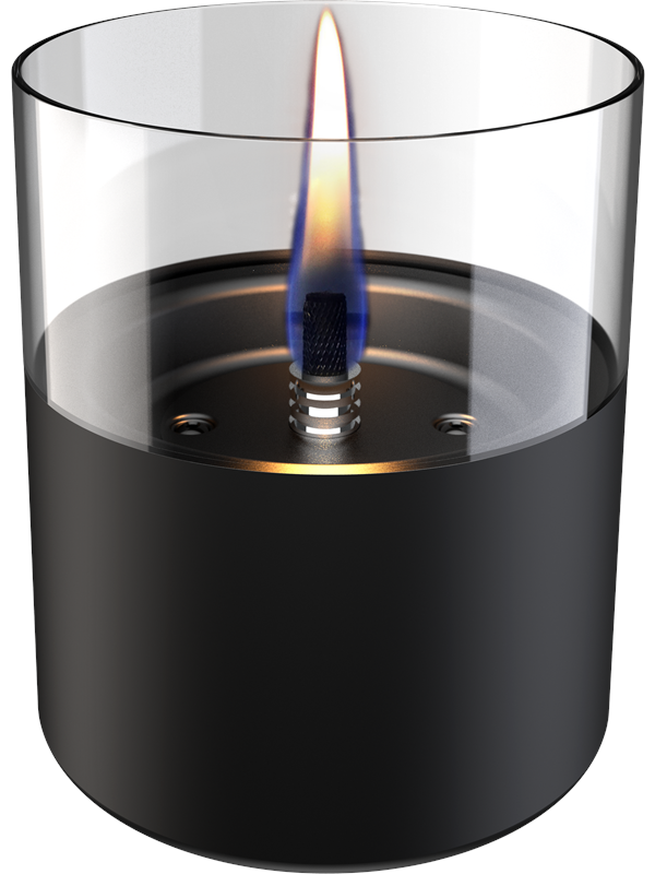 Tenderflame Lilly 10 Black Glass