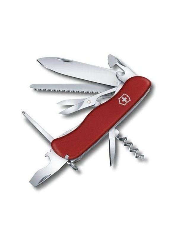 Victorinox OUTRIDER Locking Blade Swiss Army Knife - Red - 111mm Linear Lock