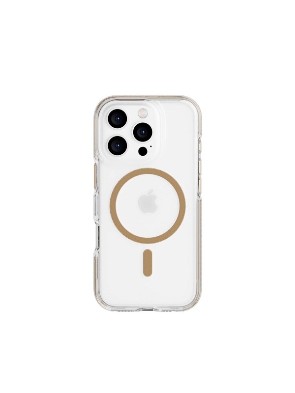 Tech21 Evo Crystal MagSafe for iPhone 16 Pro - Gold