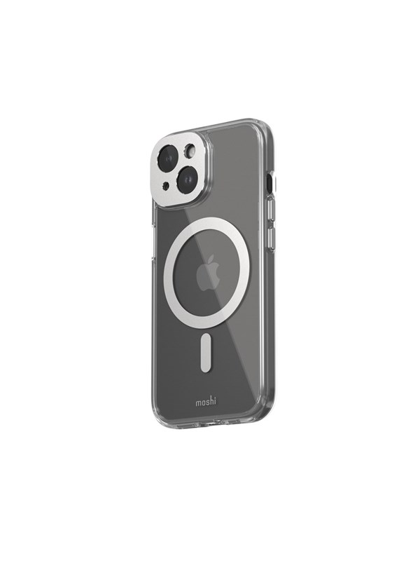 Moshi iGlaze for iPhone 15 - Lunar Silver