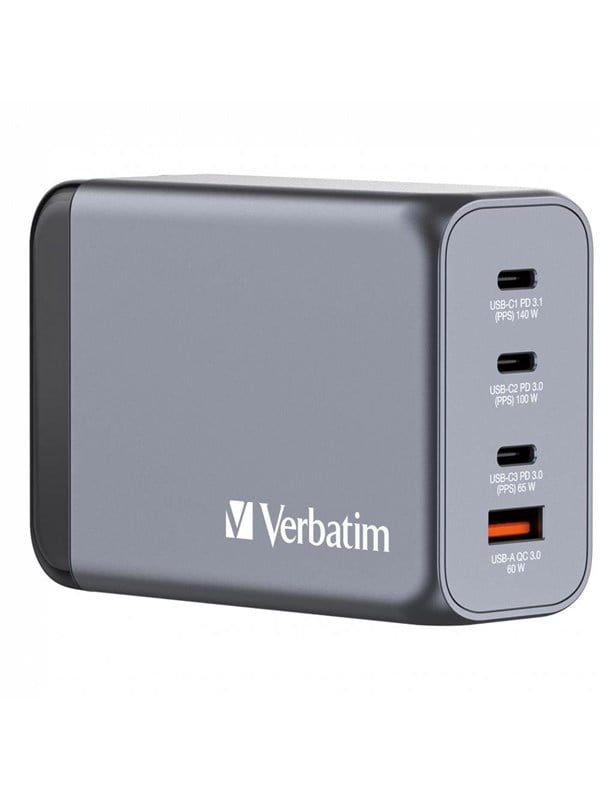 Verbatim 240W 4-Port GaN Wall Charger