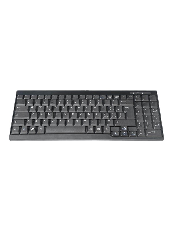 DIGITUS DS-72000IT - keyboard - QWERTY - Italian - black Input Device - Näppäimistö - Italialainen - Musta