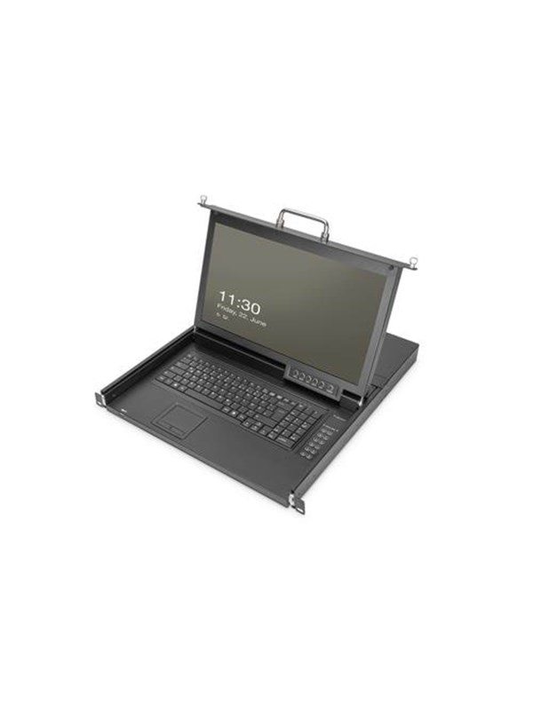 17"" DIGITUS KVM console - Full HD (1080p) - 17""