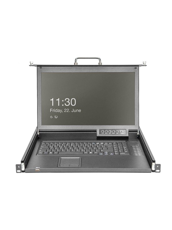 17"" DIGITUS KVM console - Full HD (1080p) - 17""