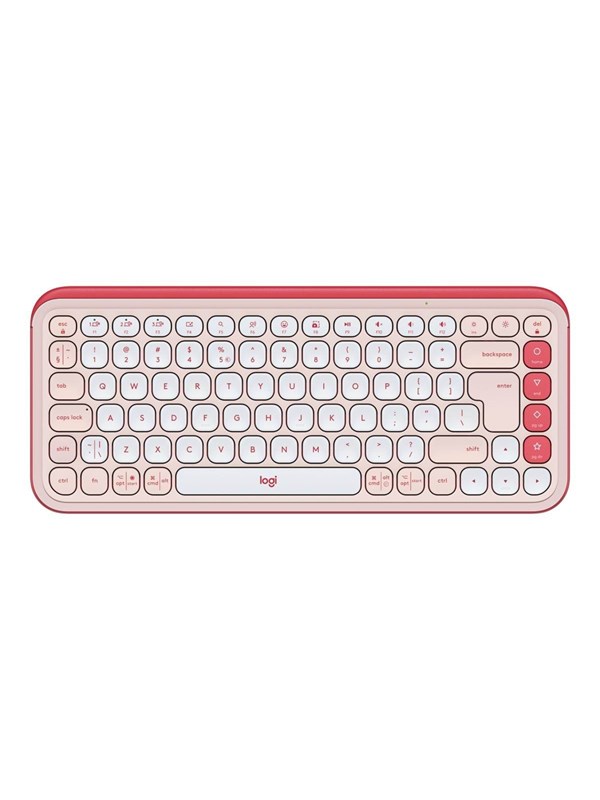 Logitech POP Icon Keys - Näppäimistö - Englanti (US) - Valkoinen