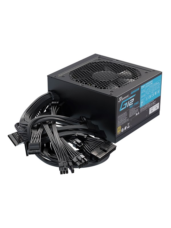 Seasonic G12 GC-750 Virtalähde - 750 Watt - 120 mm - ATX 2.3 - 80 Plus Kulta sertifioitu
