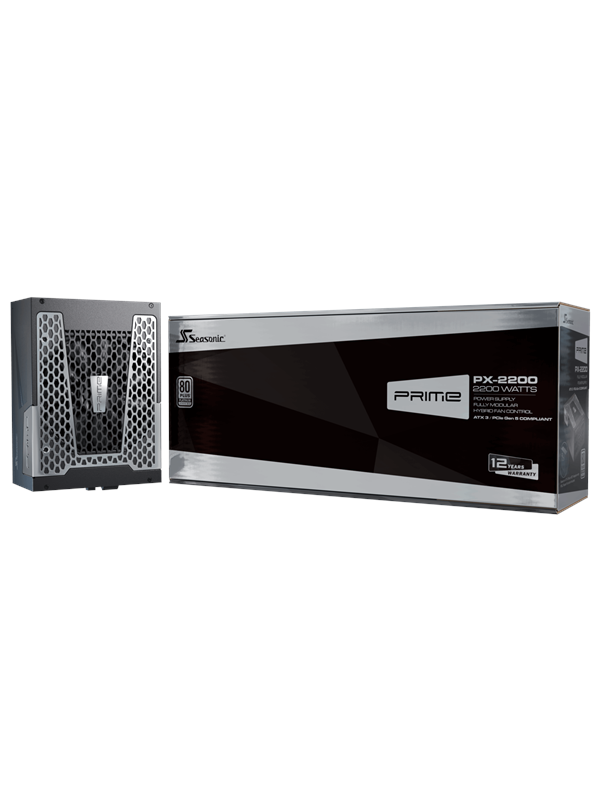 Seasonic PRIME PX-2200 Virtalähde - 2200 Watt - ATX 3.1 - 80 Plus Platina sertifioitu