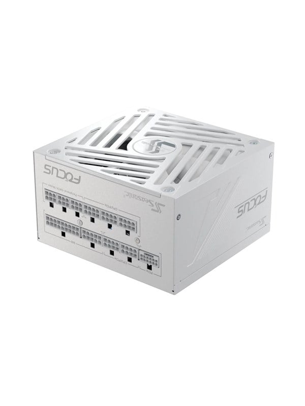 Seasonic FOCUS GX-850 White Virtalähde - 850 Watt - 135 mm - ATX 3.1 - 80 Plus Kulta sertifioitu