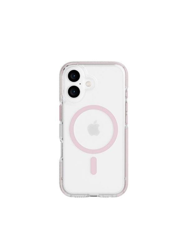 Tech21 Evo Crystal MagSafe for iPhone 16 - Pink