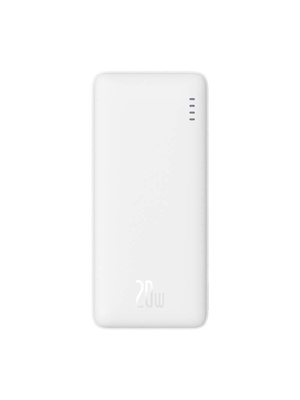Baseus Airpow 10000mAh 20W powerbank (white) Powerbank - Valkoinen - 10000 mAh