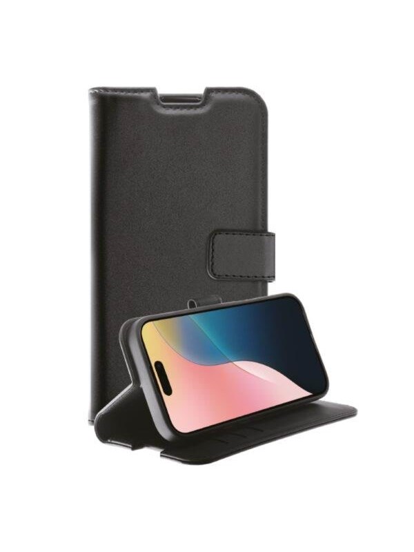 Vivanco Classic Wallet for iPhone 16 - Black