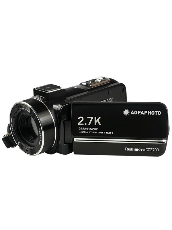 Agfa Photo Realimove CC2700-2 Camcorder 2.7K (Incl. 2 Batteries) - Black