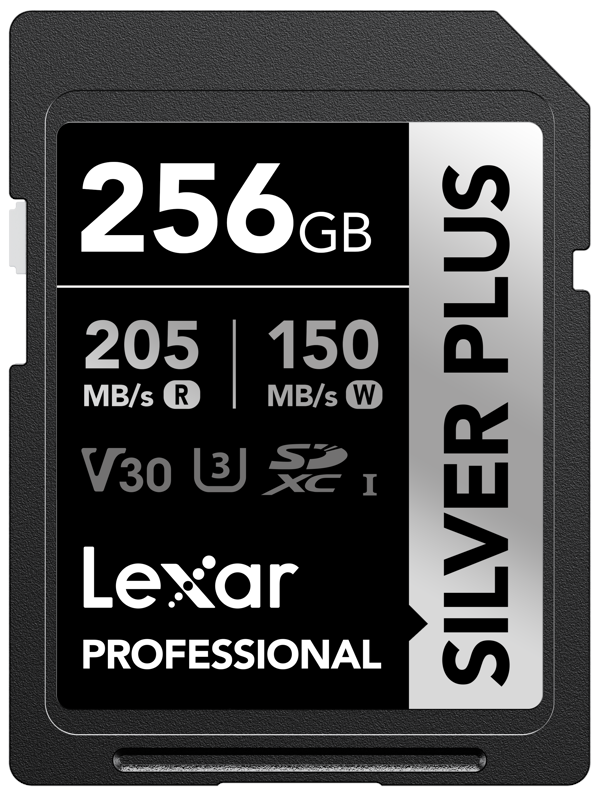 Lexar Professional SILVER PLUS SDXC - 205MB/s - 256GB
