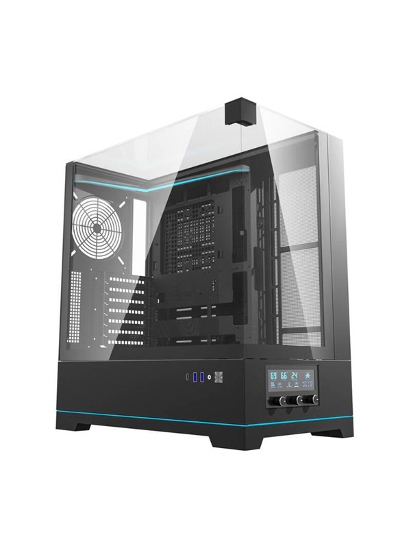 Darkflash DY450 computer case without fans (black) - Kotelot - Miditower - Musta