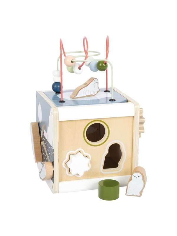 Small Foot - Wooden Motor Activity Cube Arctic