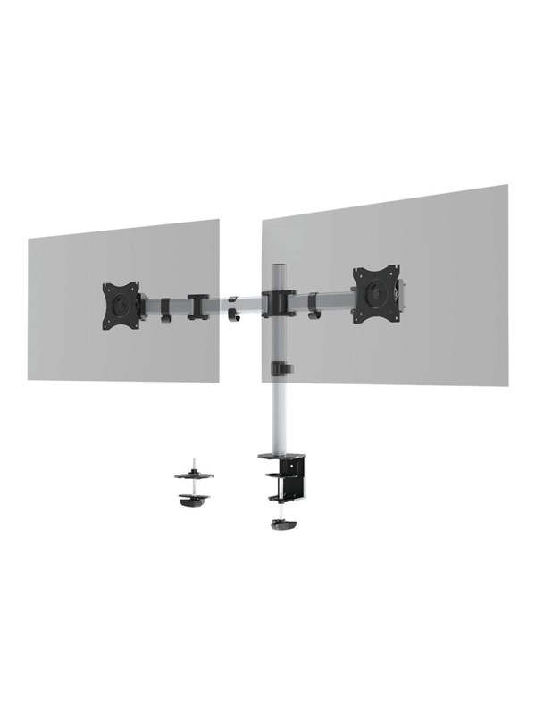 DURABLE Monitorivarsi SELECT 2:delle näytölle, pöytäkiinnitys
