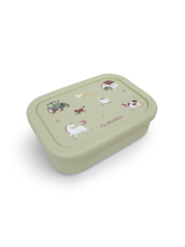 Filibabba Silicone lunchbox - Bog Green