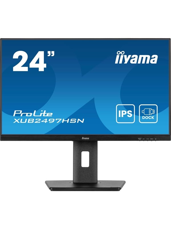 24" iiyama ProLite XUB2497HSN-B2 - 1920x1080 (FHD) - 100Hz - IPS - 65W USB-C
