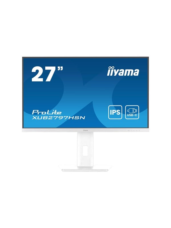 27" iiyama ProLite XUB2797HSN-W2 - 1920x1080 - 100Hz - IPS - 65W USB-C