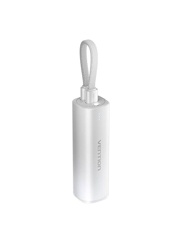 Vention Powerbank 5000mAh FHWM0 20W + USB-C to lightning cable (gray) Powerbank - Harmaa - 5000 mAh