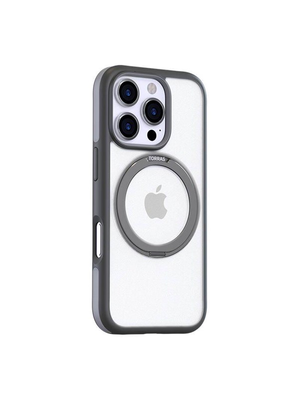 Torras Ostand R Fusion Case for iPhone 16 Pro (Gray)