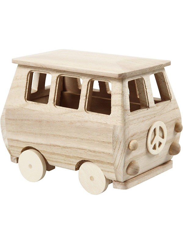Creativ Company Wooden Mini Bus 17x10x13cm