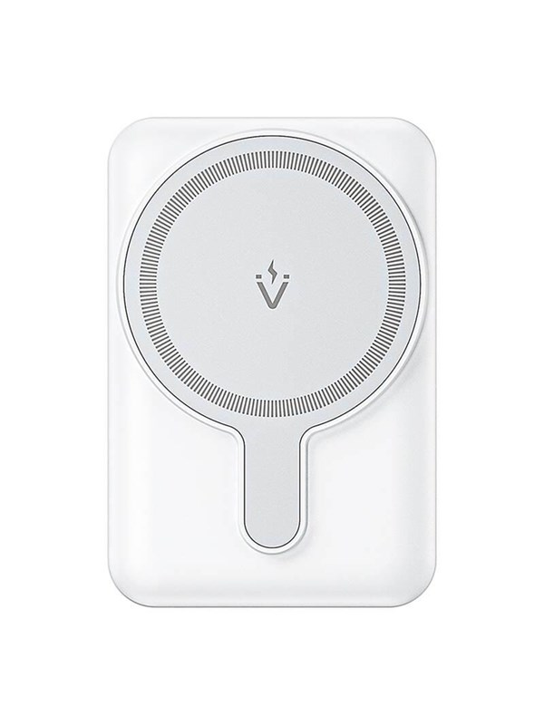 Vention FHSW0 5000mAh 20W magnetic powerbank (white) Powerbank - Valkoinen - 5000 mAh