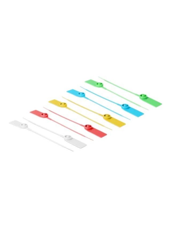 DeLOCK Cable Ties With Label Tap