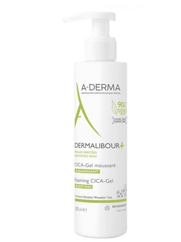 A-Derma Dermalibour+ Foaming Cica Gel - 200 ml
