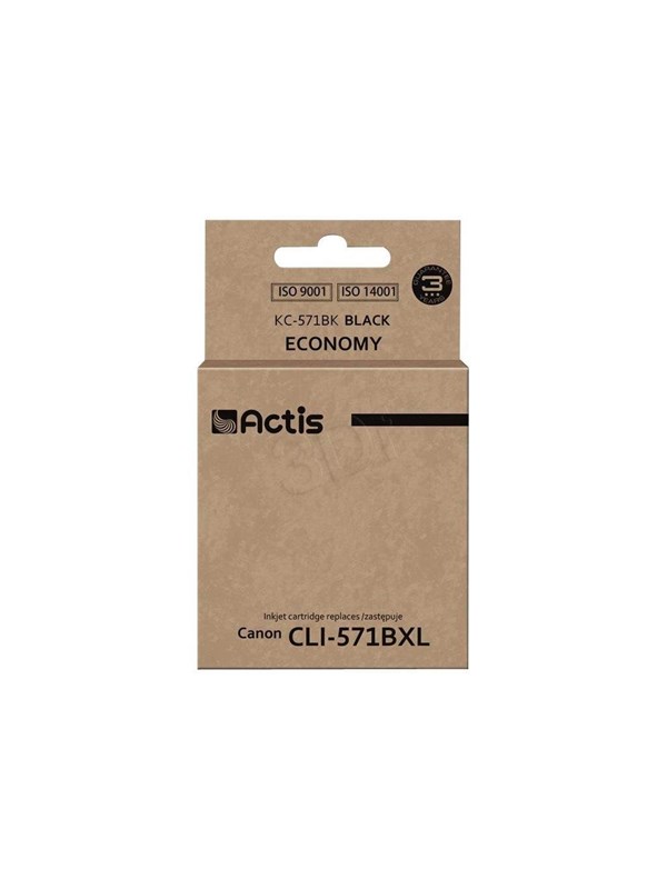 Actis KC-571BK - compatible - ink cartridge (alternative for: Canon CLI-571BKXL)