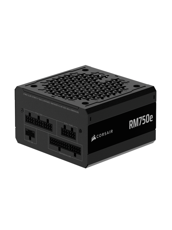Corsair RMe Series RM750e (2025) Virtalähde - 750 Watt - 120 mm - ATX 3.1 - 80 Plus Kulta sertifioitu
