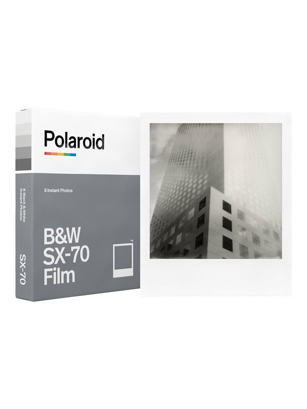 Polaroid Black & White Film SX-70 Type (8 exposures) - White Frame