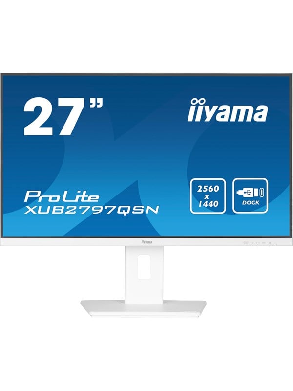 27" iiyama ProLite XUB2797QSN-W2 - 2560x1440 - 100Hz - IPS - 65W USB-C