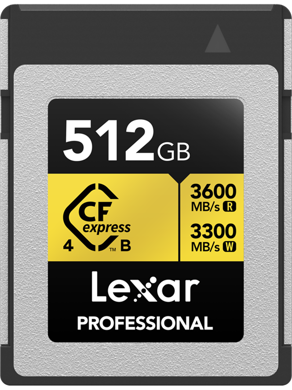 Lexar Professional CFexpress 4.0 Pro Gold - 3600MB/s - 512GB