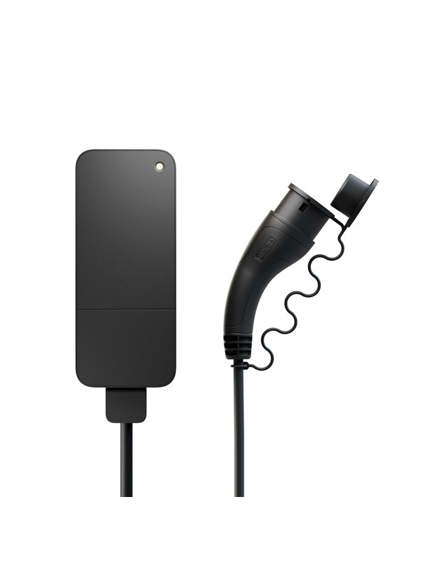 Amina S 32A charging box 22kW incl. 6m cable Black
