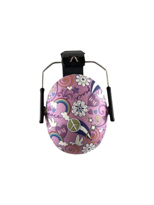 Banz Kids Earmuffs Peace Doodle