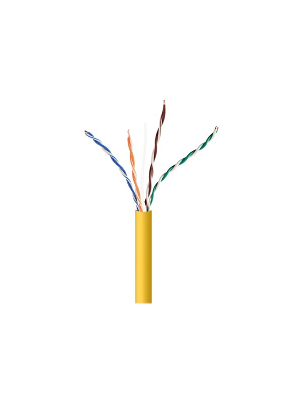 Gembird Cablexpert bulk cable - 305 m - yellow - Keltainen - 305m