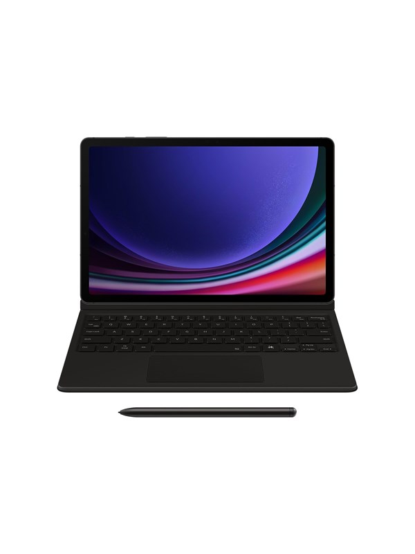 Samsung Galaxy Tab S10 FE / Tab S9 FE / Tab S9 - Book Cover Keyboard - Black (Nordic)