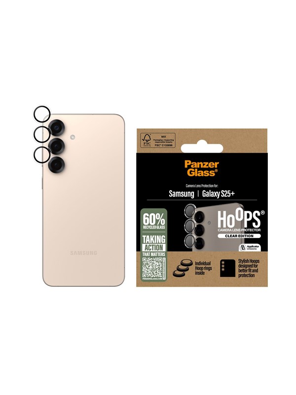 PanzerGlass Hoops™ Transparent Lens Protector Samsung Galaxy S25+