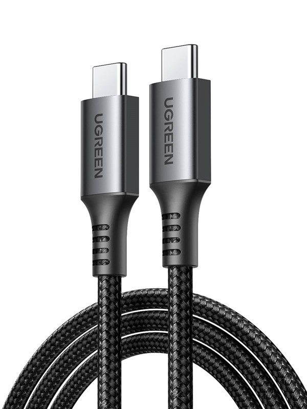 UGREEN USB-C <-> USB-C - 1m - Harmaa