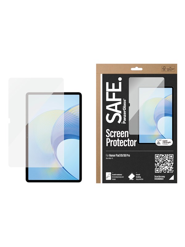SAFE. by PanzerGlass Screen Protector Honor Pad X9 | Ultra-Wide Fit