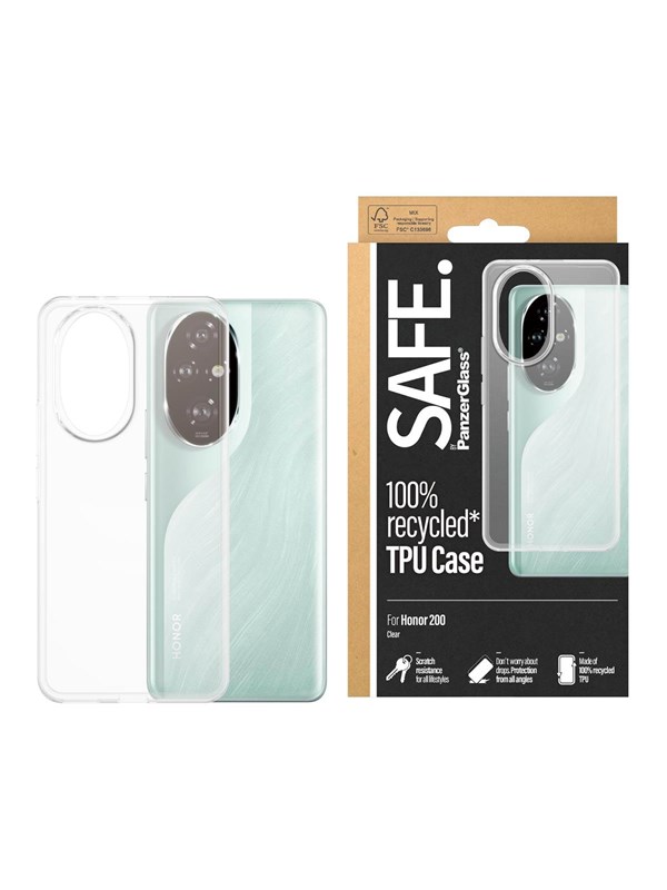 SAFE. by PanzerGlass TPU Case for Honor 200 | Transparent
