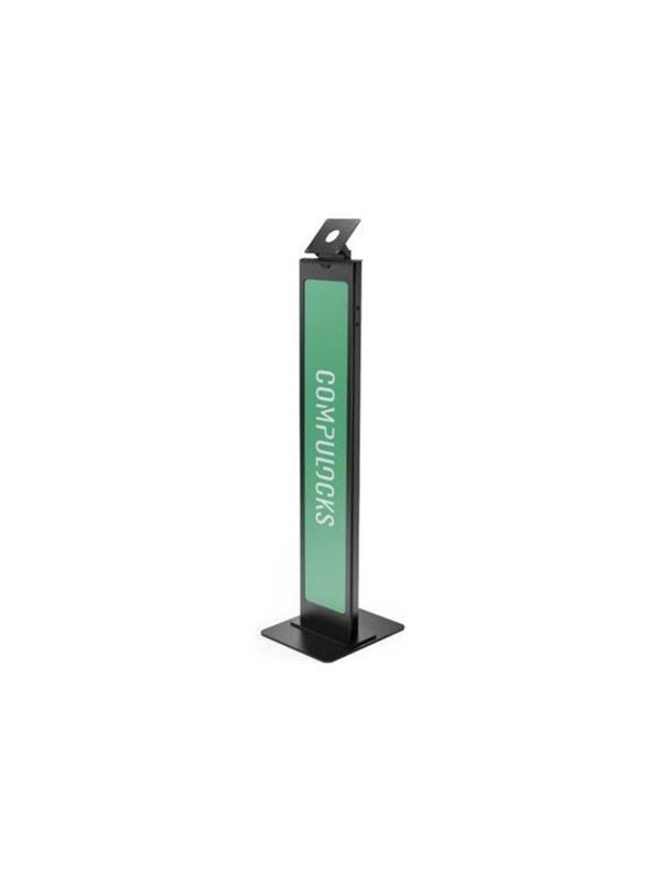 Compulocks BrandMe stand - for tablet enclosure - brandable - black - with Lighting Kit